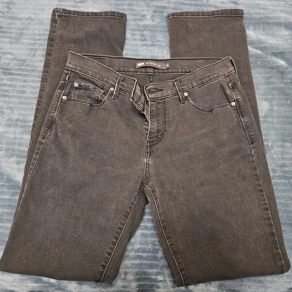 Levis 505 Black Straight Leg Jeans! - Picture 2 of 9